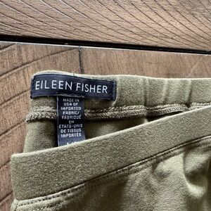 Eileen Fisher olive green pants
